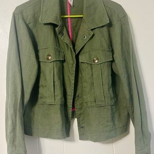 Anthropologie Dolan Utility Jacket in Olive Green
